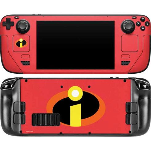 Disney The Incredibles Main Logo Steam Deck Handheld Gaming Computer Skin